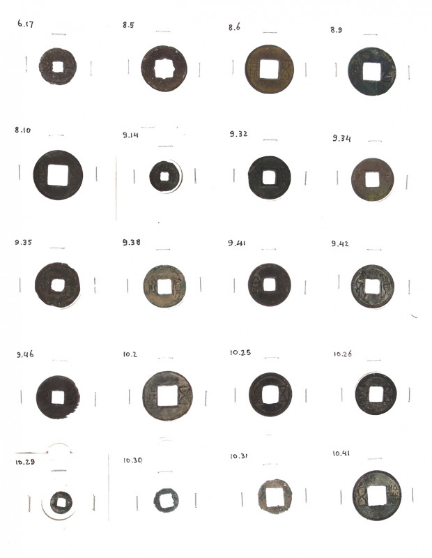 China - Lot with 20 different AE cash coins, period 300BC-25AD. All coins in coi...