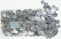 China - Box with appr. 1,5 kilo aluminum Chinese coins
