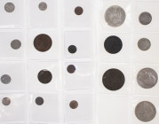 France - Lot coins France (19), better dates and high qualities with Centime 1853-W, 1855-BB, 1870-A, 1875-K / 5 Centimes 1857-W / Module 10 Centimes ...