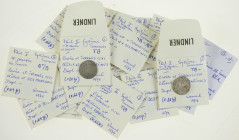 France - Small lot of 18x various Deniers of Philippe II, avg. Fine - all were found in the hoard of the Dutch town of Wamel in 1974