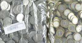 France - Box with bags of 500x 5 Francs and 500x 10 Francs copper-nickel