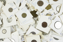 World - Collection world coins, many countries, all in coin holders