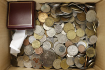 World - Lot with large amount various world coins incl. current