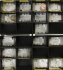 World - Collection Unusual World Coins in 2 storage boxes, all coins described and sorted in zipbags, mainly modern coins incl. Mayotte, Ukraine, Chec...
