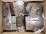 World - Lot various world coins incl. USA silver Dollar, Canada etc.