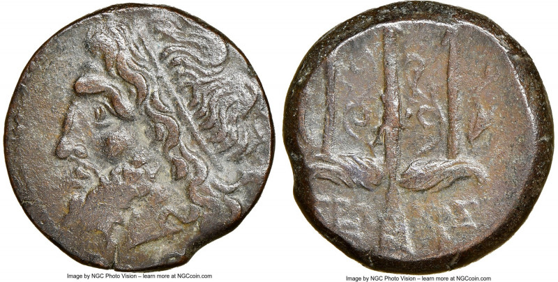 SICILY. Syracuse. Hieron II (ca. 275-215 BC). AE litra (19mm, 11h). NGC Choice V...