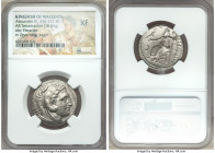 MACEDONIAN KINGDOM. Alexander III the Great (336-323 BC). AR tetradrachm (26mm, 16.82 gm, 7h). NGC XF. Late lifetime or early posthumous issue of 'Amp...