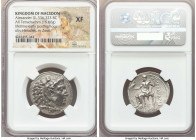 MACEDONIAN KINGDOM. Alexander III the Great (336-323 BC). AR tetradrachm (26mm, 16.66 gm, 12h). NGC XF. Late lifetime or early posthumous issue of Sid...