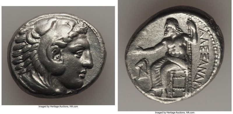 MACEDONIAN KINGDOM. Alexander III the Great (336-323 BC). AR tetradrachm (16.81 ...