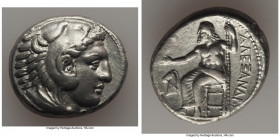 MACEDONIAN KINGDOM. Alexander III the Great (336-323 BC). AR tetradrachm (16.81 gm). XF, edge chips. Lifetime issue of 'Amphipolis', ca. 325-323 BC. H...