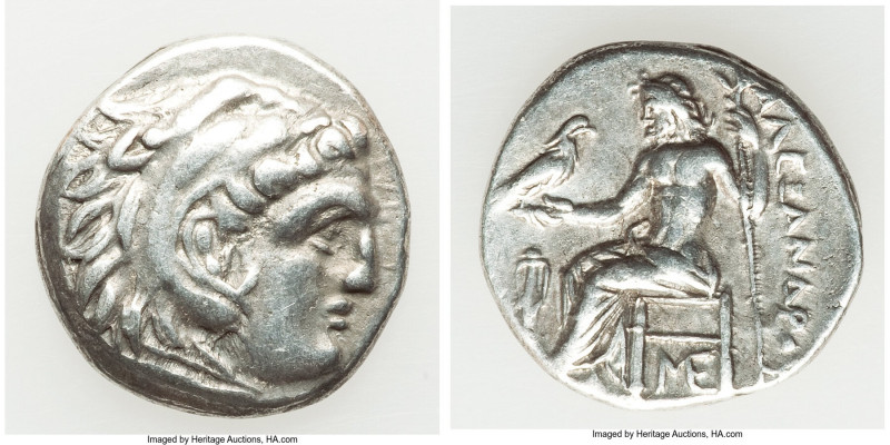 MACEDONIAN KINGDOM. Alexander III the Great (336-323 BC). AR drachm (16mm, 4.21 ...