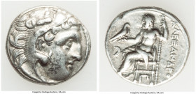 MACEDONIAN KINGDOM. Alexander III the Great (336-323 BC). AR drachm (17mm, 4.42 gm, 12h). VF. Posthumous issue of Colophon, ca. 310-301 BC. Head of He...