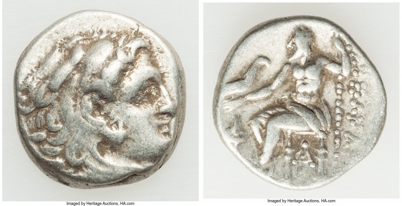 MACEDONIAN KINGDOM. Alexander III the Great (336-323 BC). AR drachm (15mm, 4.19 ...