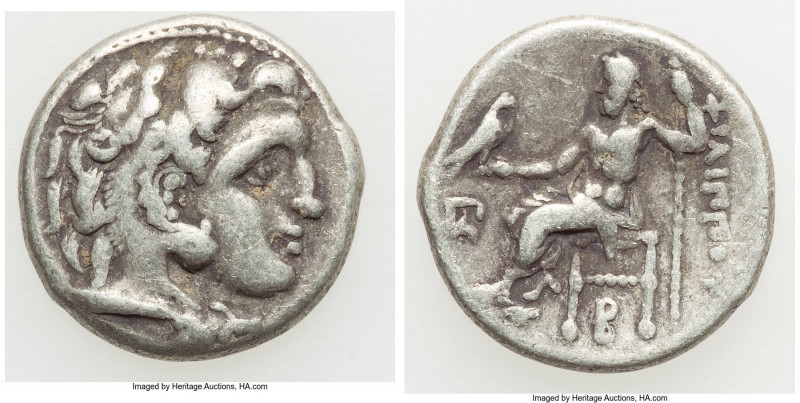 MACEDONIAN KINGDOM. Philip III Arrhidaeus (323-317 BC). AR drachm (16mm, 4.36 gm...