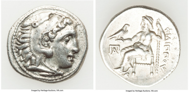 MACEDONIAN KINGDOM. Philip III Arrhidaeus (323-317 BC). AR drachm (16mm, 4.21 gm...