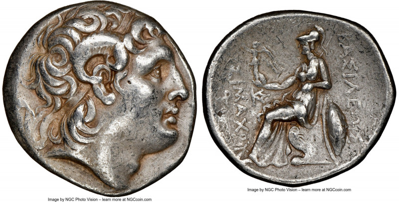 THRACIAN KINGDOM. Lysimachus (305-281 BC). AR tetradrachm (28mm, 16.92 gm, 5h). ...