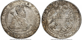 Maximilian II Taler 1576 AU53 NGC, Kuttenberg mint, Dav-8056. 

HID09801242017

© 2020 Heritage Auctions | All Rights Reserved
