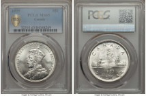 George V Dollar 1935 MS65 PCGS, Royal Canadian mint, KM30. White untoned with satin surface and cartwheel luster. 

HID09801242017

© 2020 Heritag...