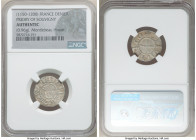 3-Piece Lot of Certified Assorted Deniers Authentic NGC, 1) Priory of Souvigny Denier 1150-1200, 0.96gm 2) Abbey of Saint Martial ND (1100-1245), 0.80...