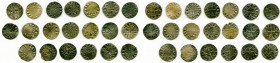 20-Piece Lot of Uncertified Deniers ND (12th-13th Century) VF, Includes (17) Le Marche, (2) Deols and (1) St. Martial. Average size 18.5mm. Average we...