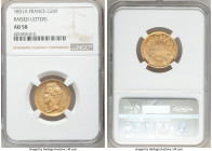 Louis Philippe I gold 20 Francs 1831-A AU58 NGC, Paris mint, KM746.1. Raised Letters. Two year type.

HID09801242017

© 2020 Heritage Auctions | A...