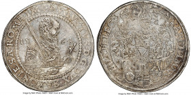 Saxony. August I Taler 1564-HB XF45 NGC, Dresden mint, Dav-9795. Taupe-gray tone with subdued luster. 

HID09801242017

© 2020 Heritage Auctions |...