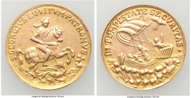 Kremnitz gold Cast "St. George & Dragon" Medal ND (19th-20th Century) XF, cF. Fr-584 (Ducat). 24.3mm. 4.11gm. 

HID09801242017

© 2020 Heritage Au...