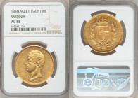 Sardinia. Carlo Alberto gold 100 Lire 1834 (Eagle)-P AU55 NGC, Turin mint, KM133.1, Fr-1138. AGW 0.9331 oz. 

HID09801242017

© 2020 Heritage Auct...
