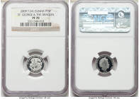 Elizabeth II platinum Proof "St. George & The Dragon" 5 Pounds (1/10 oz) 2009 PR70 NGC, Commonwealth mint, KM-Unl. Includes COA. 

HID09801242017
...