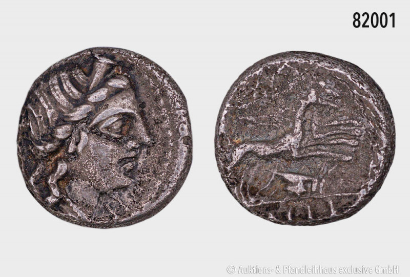 Römische Republik, C. Allius Bala, 92 v. Chr., Denar, Rom, 3,60 g, 15 mm, Crawfo...