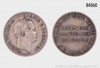 Preußen, Friedrich Wilhelm IV. (1840-1861), Ausbeutetaler 1842 A, 22,00 g, 34 mm, AKS 75, J. 75, kleine Kratzer, Patina, fast sehr schön/sehr schön