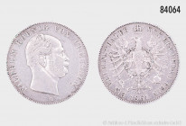 Preußen, Wilhelm I. (1861-1888), Vereinstaler 1863 A, 18,31 g, 33 mm, AKS 97, J. 92, Thun 266, sehr schön