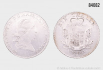 Hessen-Kassel, Wilhelm IX. (1785-1803), Taler 1789 F, 18,96 g, 33 mm, Hoffmeister 2651, Davenport 2307, sehr schön, erworben bei Hanseatische Münzenha...