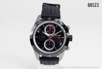 Mont Blanc HAU, Timewalker Chronograph, Ref. 116096, Edelstahl mit Keramiklünette, Kautschukband mit Faltschließe, Automatic, kleine Sekunde bei 9 Uhr...