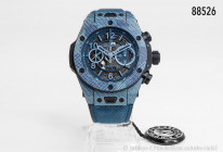 Hublot Big Bang Unico, Ref. 411.YL.5190.NR.ITII6, Automatic mit Chronograph und Flyback-Funktion, Kaliber Unico HUB 1242, transparentes Zifferblatt bl...