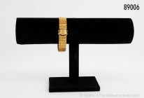 Gold-Gliederarmband, USA, 22 Karat, L 20 cm, 46,78 g.