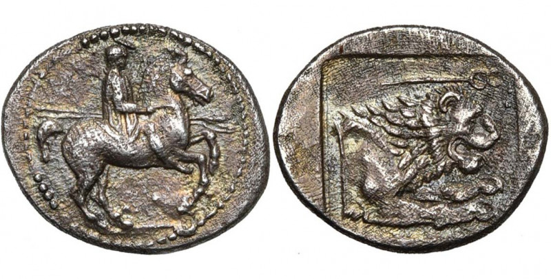 ROYAUME DE MACEDOINE, Perdiccas II (454-413), AR tétrobole, 437-432 av. J.-C. D/...