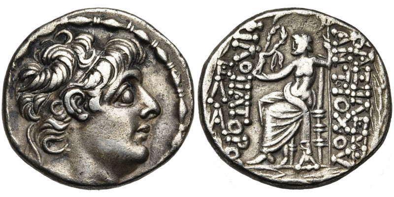 ROYAUME SELEUCIDE, Antiochos IX Philopator, 3e règne (97-95), AR tétradrachme, A...
