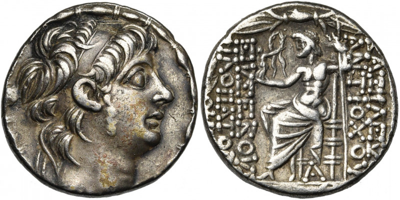ROYAUME SELEUCIDE, Antiochos X Eusebes Philopator, 1er règne (94), AR tétradrach...