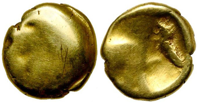 GAULE BELGIQUE, Morini, AV quart de statère, vers 60-25 av. J-C. Série I. Classe...