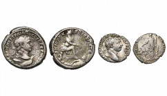 AR lot de 2 p.: Syrie, Antioche, Trajan, R/ Tyche assise sur un rocher et le fleuve Oronte (Prieur 1502); Arabie, Bostra, Trajan, R/ Arabie et un cham...