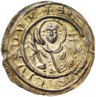 ALLEMAGNE, MAGDEBOURG, Archevêché, Wichmann von Seeburg (1152-1192), AR bractéate, vers 1165-1170. D/ + SC-S MAVRICIVS DVX B. nimbé de saint Maurice d...