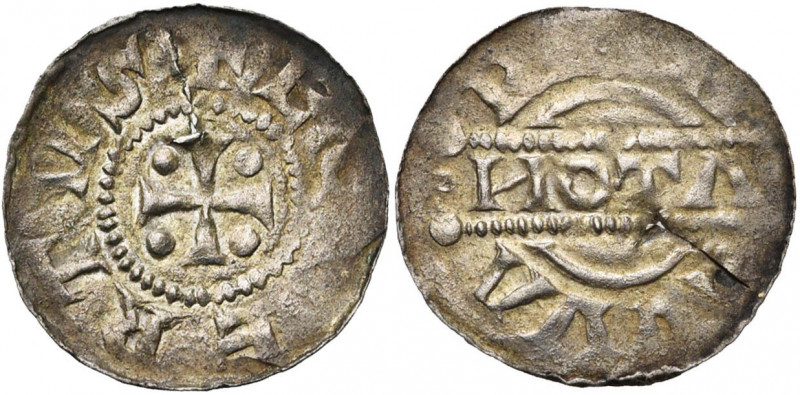 NEDERLAND, FRIESLAND, Graafschap, Egbert I (1038/1039-ca. 1050), AR denarius, Le...
