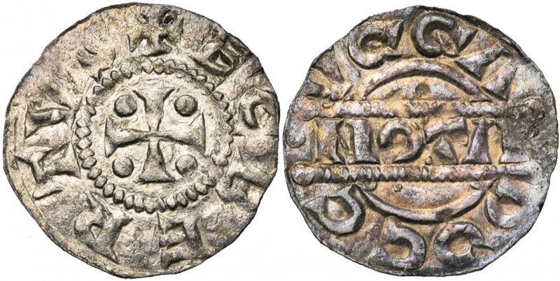 NEDERLAND, FRIESLAND, Graafschap, Egbert I (1038/1039-ca. 1050), AR denarius, Do...