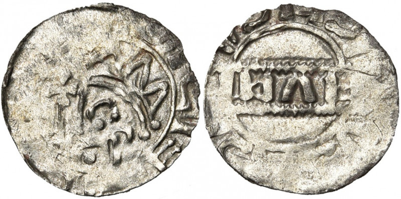 NEDERLAND, AR denarius. Imitatie van het Fries type van Bruno III (1050-1057). V...