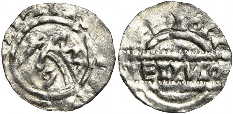 NEDERLAND, AR denarius. Imitatie van het Fries type van Bruno III (1050-1057). V...