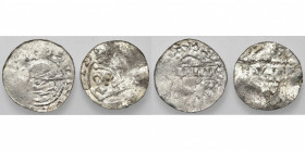 NEDERLAND, lot van 2 denarii, imitaties van het Fries type van Bruno III (1050-1057).
Fraai (Fine)