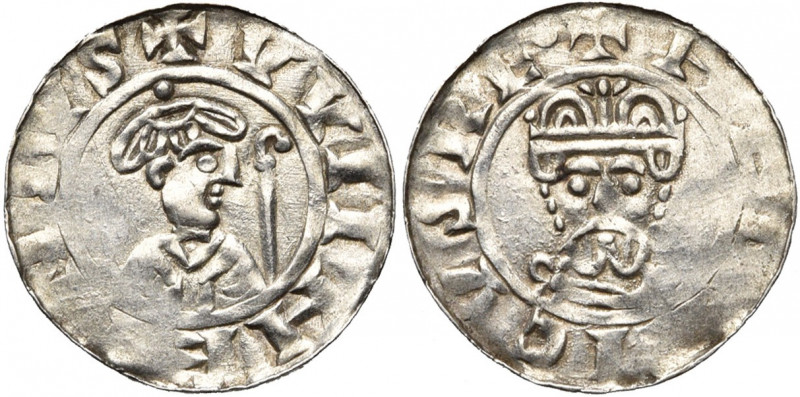 NEDERLAND, GRONINGEN, Willem van Pont, bischop van Utrecht (1054-1076), AR denar...