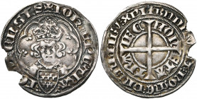 NEDERLAND, UTRECHT, Bisdom, Jan van Arkel (1342-1364), AR groot, Utrecht. Vz/ + IOH'' EPC TRA-IECTENSIS Bb. v.v. boven familiewapen tussen twee klaver...