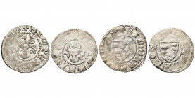 ROUMANIE, VOIVODAT DE MOLDAVIE, Petru Musat (1375-1391), AR lot de 2 dinars. Légère faiblesse de frappe.
Très Beau (Very Fine)